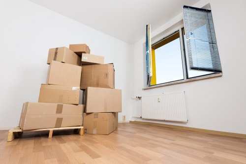Commercial movers relocating office equipment near Somers Town