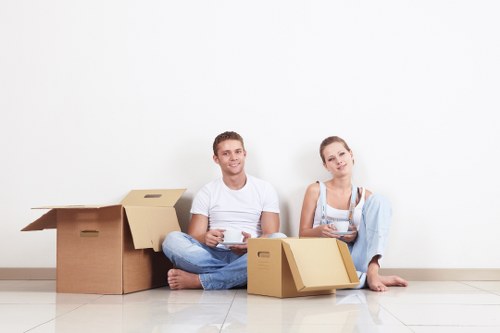 Packing and loading service for a Somers Town removal company