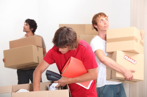 Loading furniture and boxes for a local removal job in Somers Town