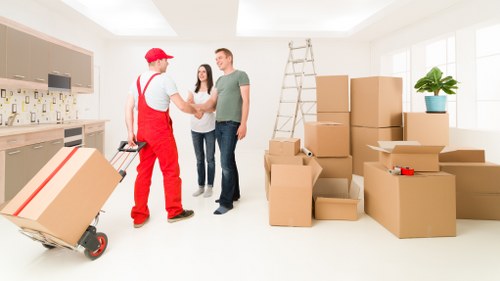 Collection of bulky household furniture in Somers Town