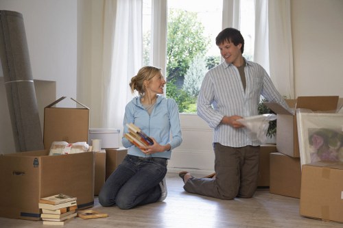 Office removals van service around Somers Town