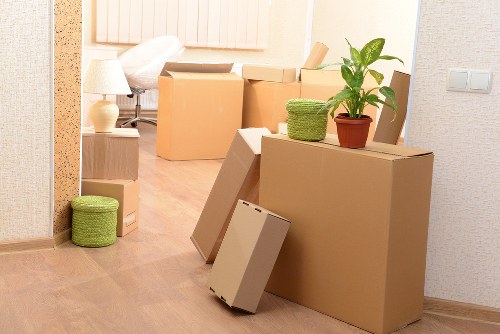 Loading furniture for a local move in Somers Town