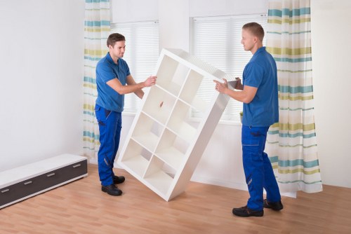 Small business office move with man and van removals